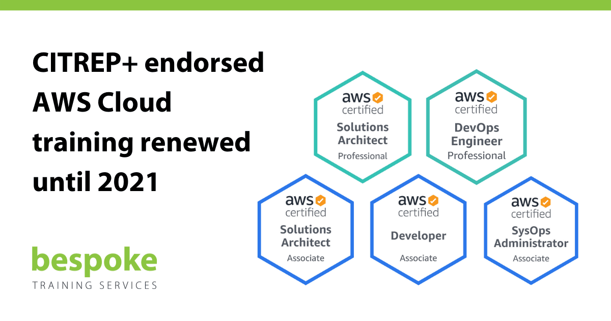 CITREP endorsed AWS Cloud training renewed until 2021