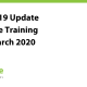COVID-19 Update Bespoke Training 16th March 2020